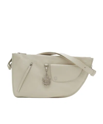 Burberry Shield Twin Shoulder Bag In Soap