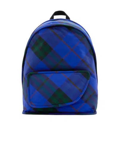 BURBERRY BURBERRY SHIELD VINTAGE CHECK-PRINTED ZIPPED BACKPACK