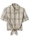 Burberry Camicia In Popeline Ricamato  Donna