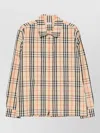 Burberry Check-pattern Zip-fastening Overshirt In Multi