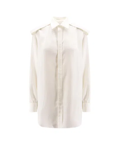 Burberry Shirt In Neutral