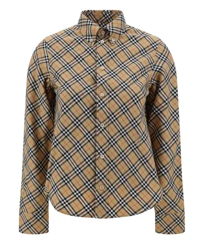 Burberry Shirt In Beige