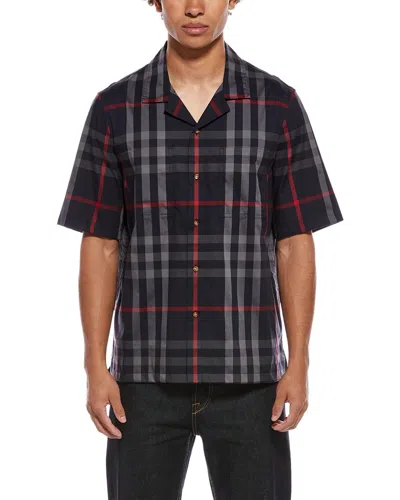Burberry Shirt In Blue