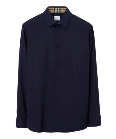 Burberry Shirt In Blue