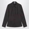 Burberry Collared Cotton Shirt With Long Cuffed Sleeves In Animal Print