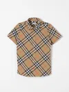 Burberry Shirt  Kids Color Beige In Beige