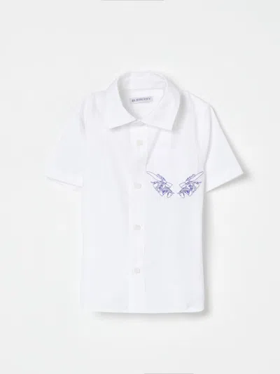 BURBERRY SHIRT BURBERRY KIDS COLOR WHITE,G55492001