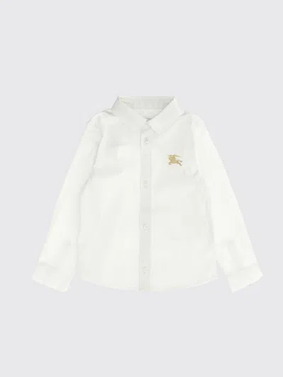 BURBERRY SHIRT BURBERRY KIDS COLOR WHITE,H30954001