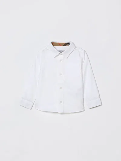 Burberry Babies' Shirt  Kids Color White