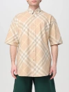 Burberry Shirts In Beige