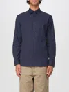 Burberry Shirt  Men Color Navy In Blue