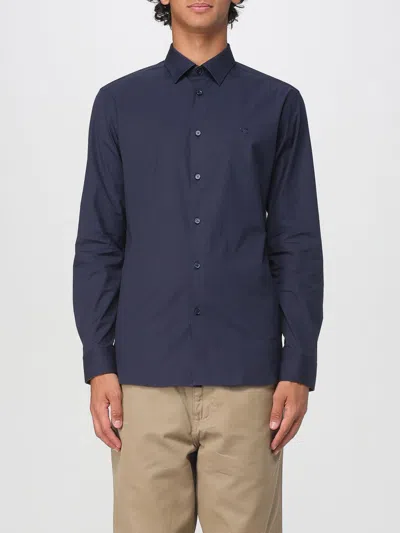 Burberry Shirt  Men Color Navy In Blue
