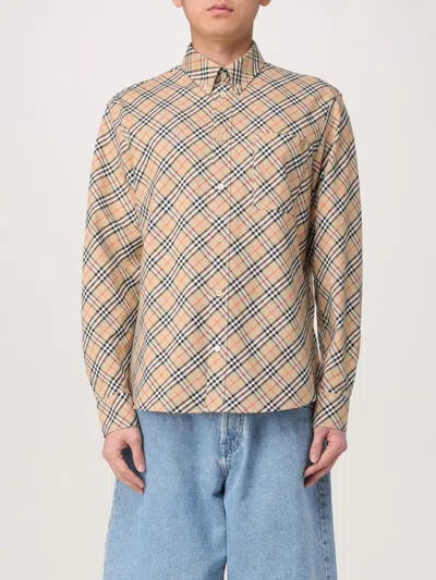 BURBERRY SHIRT BURBERRY MEN COLOR SAND,G49426054