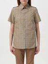 Shop Burberry Shirt  Woman Color Beige