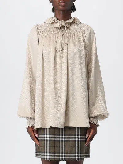 Burberry Shirt  Woman Color Beige In Neutral