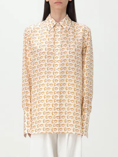 BURBERRY SHIRT BURBERRY WOMAN COLOR GOLD,F55103047