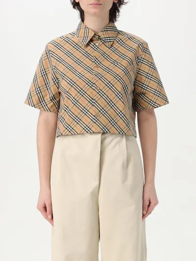 BURBERRY SHIRT BURBERRY WOMAN COLOR NUDE,G51070226