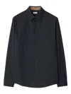 Burberry Sherfield Equestrian Knight Stretch Cotton Poplin Button-up Shirt
