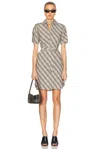 Burberry Woman Beige Dresses In Husk Ip Check
