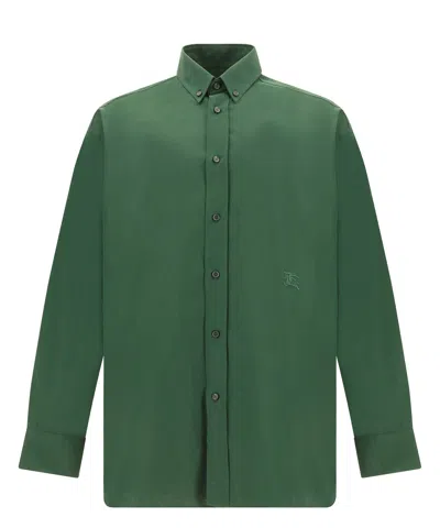 Burberry Shirt In Green