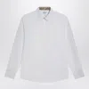 Burberry Cotton Poplin Shirt Buttoned Cuffs In White