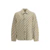 Burberry Shirt Jacket In Yellow