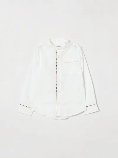 Burberry Shirt Kids Color White