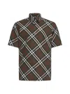 Burberry Check Cotton Shirt In Loch Ip Check