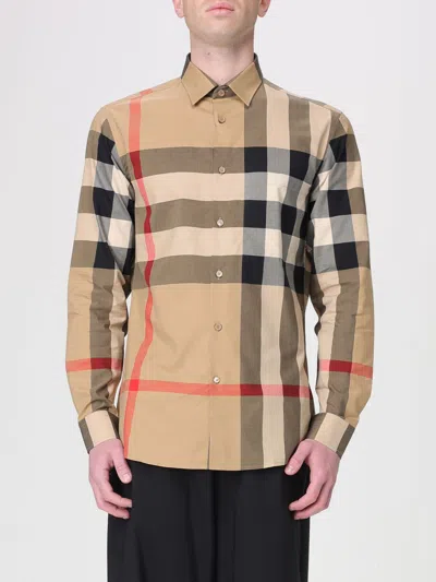 Burberry Shirt Men  In Brown