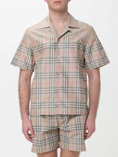 Burberry Shirt Men  In Brown