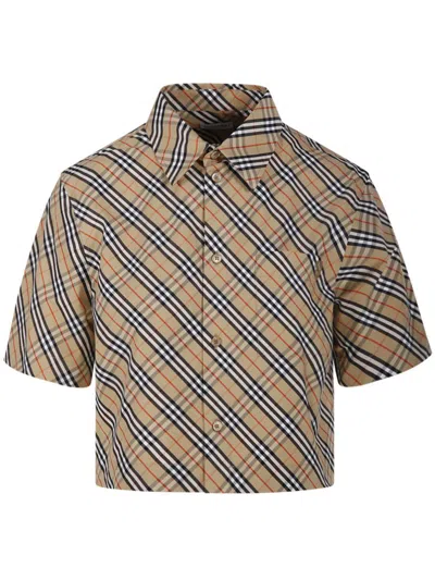 Burberry Shirt In Multicolour
