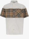 BURBERRY SHIRT WITH CHECK INSERT