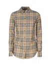 BURBERRY SHIRT WITH VINTAGE CHECK PATTERN