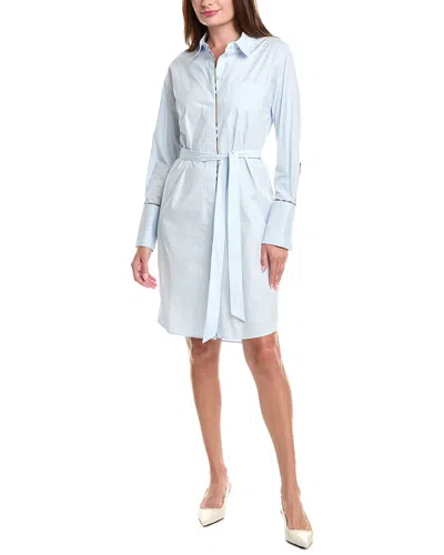 Burberry Shirtdress In Blue