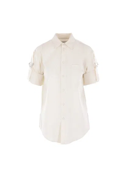 Burberry Shirts In Neutral