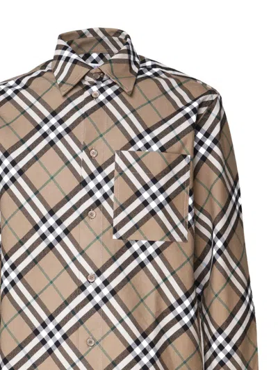 Burberry Shirts In Brown