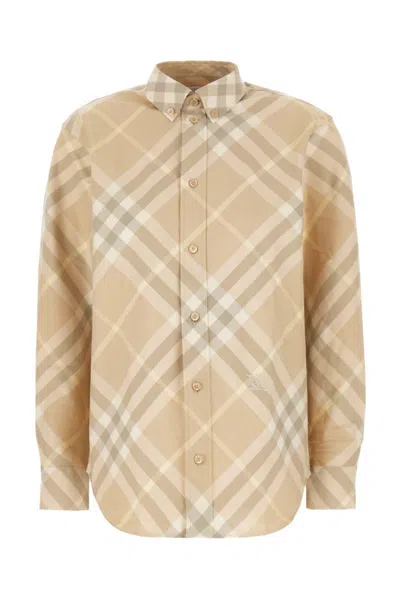 Burberry Shirts In Brown