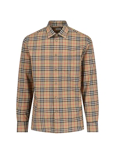 Burberry Shirt With Vintage Check Pattern In Printed
