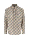 Burberry Vintage Check Long-sleeved Shirt In Neutral