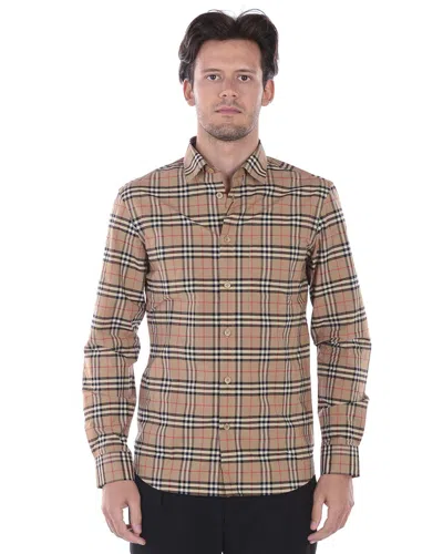 Burberry Shirts In Beige