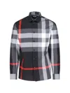 Burberry Long Sleeve Summerton Shirt In Black
