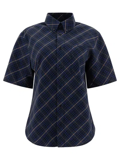 Burberry Shirts In Blue