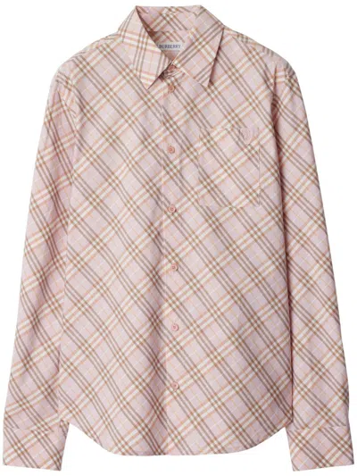 Burberry Shirts In Brown