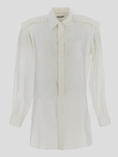 Burberry Shirts In Neutral