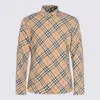Burberry Button-down Collar Checked Pattern Shirt In Multi