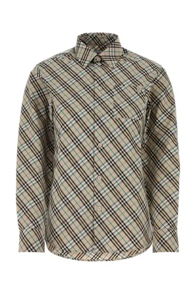 Burberry Shirts In Brown
