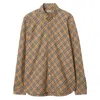 Burberry Vintage Check Long-sleeved Shirt In Multicolor