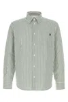Burberry Shirt Striped Pattern Collar Button-down In Printed