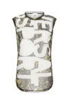 Burberry All-over Pattern Print Top In Printed
