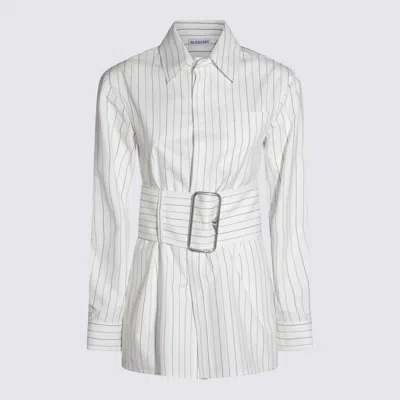 BURBERRY SHIRTS STRING/COAL